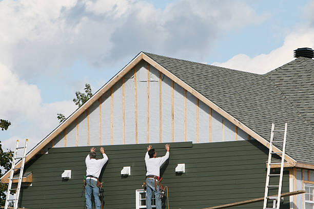 Professional Siding Installation technician working in Camp Dennison, OH